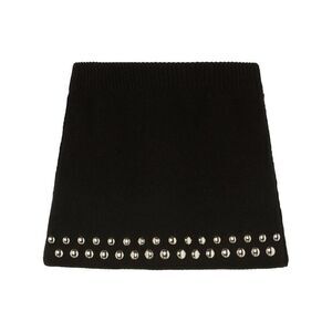 ALANUI Women's Studded Knit Mini Skirt Women BLACK Skirts